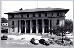 K23/ McCook Nebraska RPPC Postcard c1940s U.S. Post Office Building 277