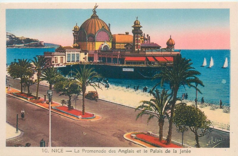 France Nice set of 17 semi-modern scenic postcards 