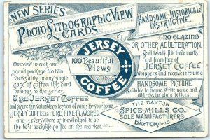 c1890s Jersey Coffee Edinburgh Scotland John Knox House Trade Card w/ ERROR C27