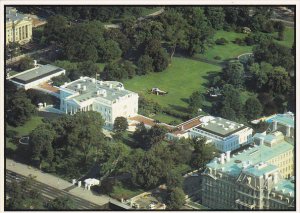 Aerial View Of White House Washington DC