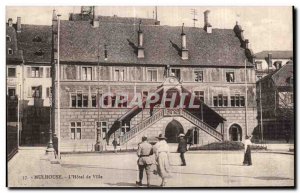 Old Postcard Mulhouse The Hotel de Ville