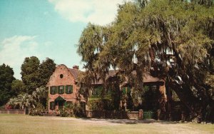 Charleston South Carolina, Middleton Gardens, Plantation Home, Vintage Postcard