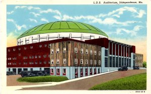 Independence, Missouri - The L.D.S. Auditorium Building - in the 1930s
