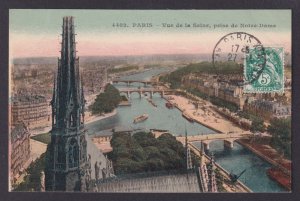 FRANCE, Postcard, Paris, View of the Seine from Notre-Dame