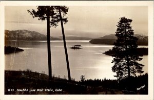 Idaho RPPC Beautiful Lake Pend Oreille Postcard V18