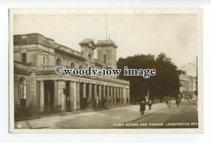 aj0222 - Pump Room & Parade , Leamington Spa , Warwickshire - postcard