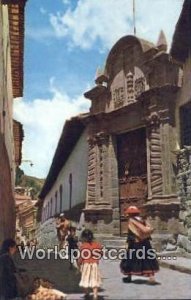 Portada del Palacio Arzobispal, Archbishop's Palace Cuzco, Peru Unused 