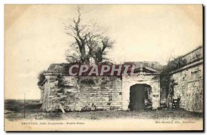 Old Postcard Brouage Marennes near North Gate