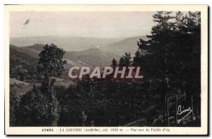 Postcard Old Louvesc Ardeche Valley View Ay