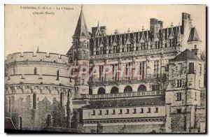 Postcard Old Amboise The north frontage Chateau