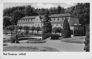 US3664 Poland Bad Kudowa Schloss Courtyard Castle, Chateau Kudowa-Zdrój