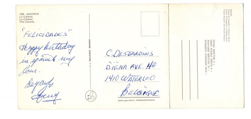 Downtown and The Cibeles, Madrid, Spain