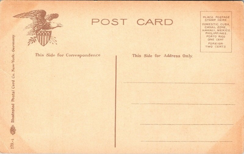 Harvard Gate Cambridge Mass Divided Back Postcard Unposted Vintage Germany UNP 