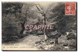 Old Postcard La Sainte Baume La Foret Le Canape