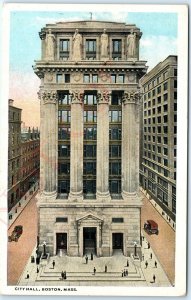 c1910s Boston, MA City Hall Greek Architecture Corinthian Pillars A145