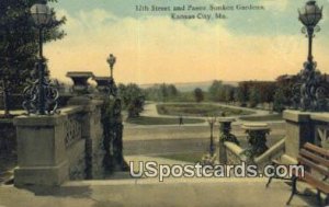 12th Street & Paseo, Sunken Gardens - Kansas City, Missouri MO  