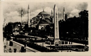 Turkey Constantinople Ayasofya Mosque Istanbul Vintage RPPC 08.46