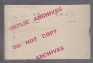 Minnesota RPPC c1920 IRON ORE TRAIN Mine Mining MESABI DISTRICT Electric Engine