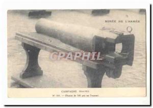 Old Postcard Campaign 1914-5 Army Howitzer 105 took on & # 39ennemi