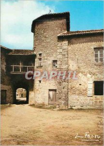 Postcard Modern Mortemart (Haute Vienne) Dungeon and Inner Court Chateau des ...