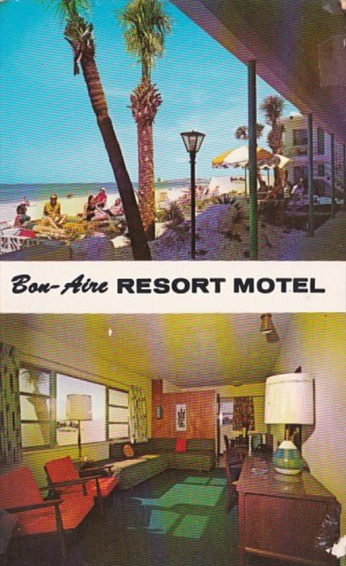 Florida St Petersburg Bon-Aire Motel 1969