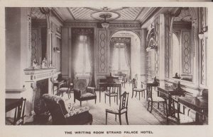 The Writing Room Strand Palace Hotel London Real Photo Postcard