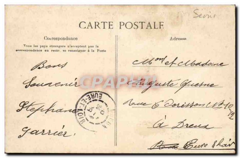 Le Bourget Old Postcard Avenue Station