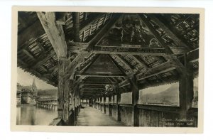 Switzerland - Luzern (Lucerne). Kapellbrucke, Interior  RPPC