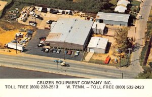 Memphis Tennessee Cruzen Equipment Company, Inc., Chrome Vintage Postcard U14221