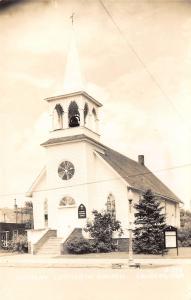 Laurens Iowa~Bethany Lutheran Church~Formerly Swedish~House Next Door~1940s RPPC 