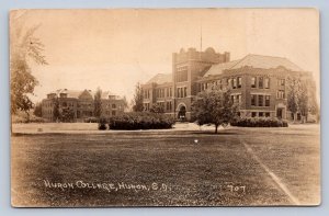 JH4/ Huron North Dakota RPPC Postcard c1920s Huron College Buildings 31