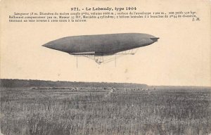 Le Lebaudy type 1904 Zeppelin Unused 