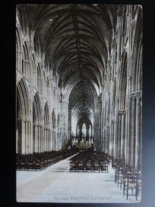Lichfield Cathedral THE NAVE c1907 Pub by The Wrench Series No.14264
