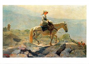 Painting The Bridle Path Winslow Homer