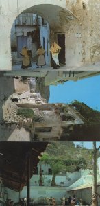 Mojacar Almeria Spain 3x Fashion People In House Blocks Postcard