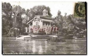 Old Postcard Marseille Borely Park Lake