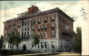 Fairmont West Virginia WV Hospital c1910s Postcard