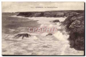 Quiberon Old Postcard The tip of Scouro