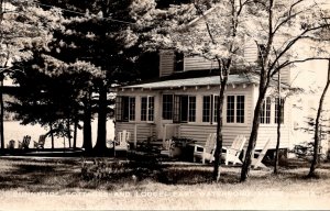 Maine East Waterboro Sunnyside Cottages and Lodge 1958 Real Photo
