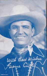 Vintage Cowboy Arcade Card Gene Autry