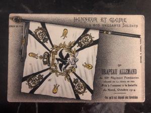 Mint France Patriotic Postcard Honor And Glory For Our Soldiers