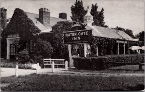 Postcard Water Gate Inn Restaurant on the Potomac at F in Washington D.C.