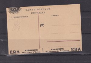 NETHERLANDS, ERA, MARGARINE, FRUITS OF THE ORIENT, c1920 ppc. Woman, unused.