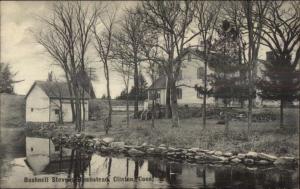 Clinton CT Bushnell Stenes Homestead c1910 Postcard