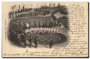 Postcard Old School Army military academy The Monome