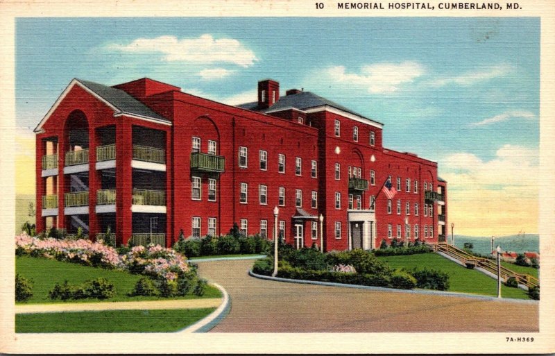 Maryland Cumberland Memorial Hospital Curteich