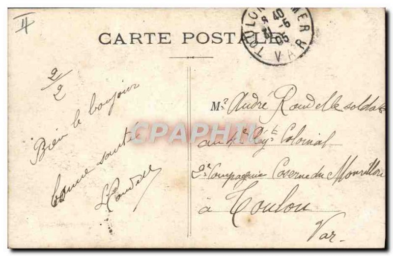 Old Postcard Fancy Surname Andre