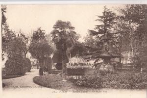 BF12419 agen jardin public porte du pin  france front/back image