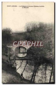 Old Postcard St Junien Le Chatelard Le Moulin