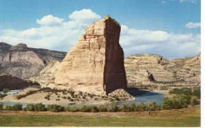 US    PC3792  STEAMBOAT ROCK IN ECHO PARK,  DINOSAUR NATIONAL MONUMENT, UTAH